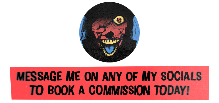 Message me on any of my socials to book a commission today!